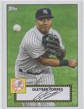 2021 Topps Series 1 1952 Topps Retail #38 Gleyber Torres NEW YORK YANKEES 27