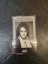 NEIL DIAMOND 12 GREATEST HITS CASSETTE TAPE