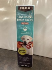 Pet Anti Chew Bitter Spray for Dogs and Cats Natural  100 Organic 50ml SEALED 