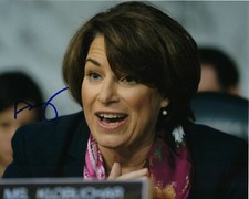 SENATOR AMY KLOBUCHAR SIGNED 8x10 PHOTO w/COA 2020 DEMOCRATIC CANDIDATE PROOF