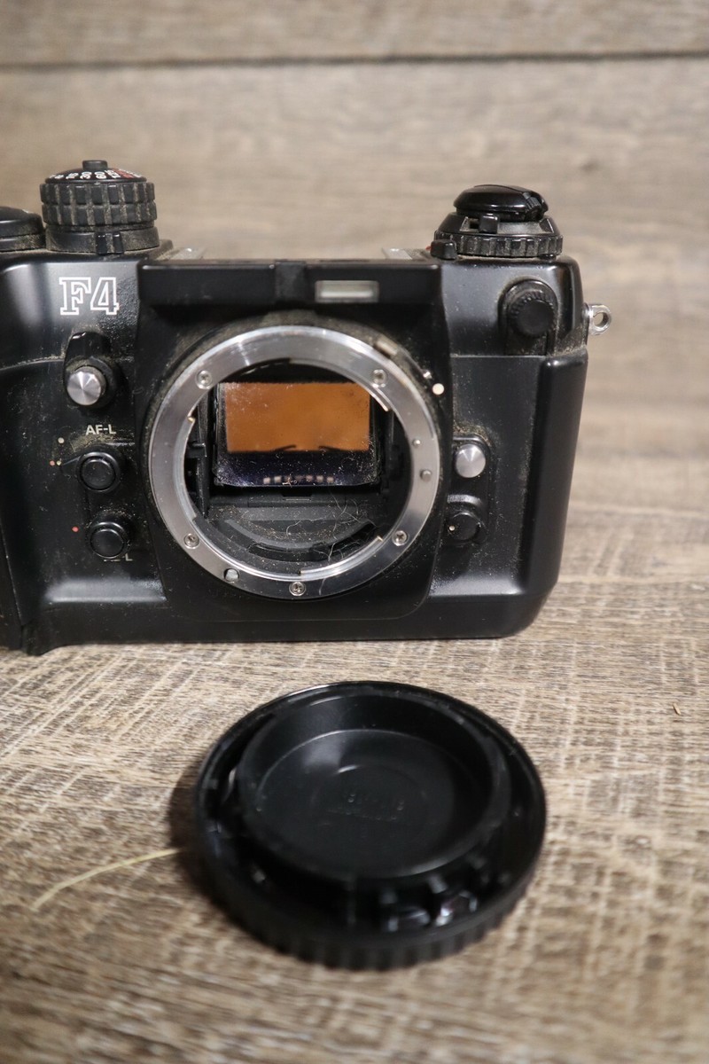 Nikon F4 35mm SLR AF Film Camera body MB-21 For repair or Nikon F4 35mm SLR AF Film Camera body MB-21 For repair or