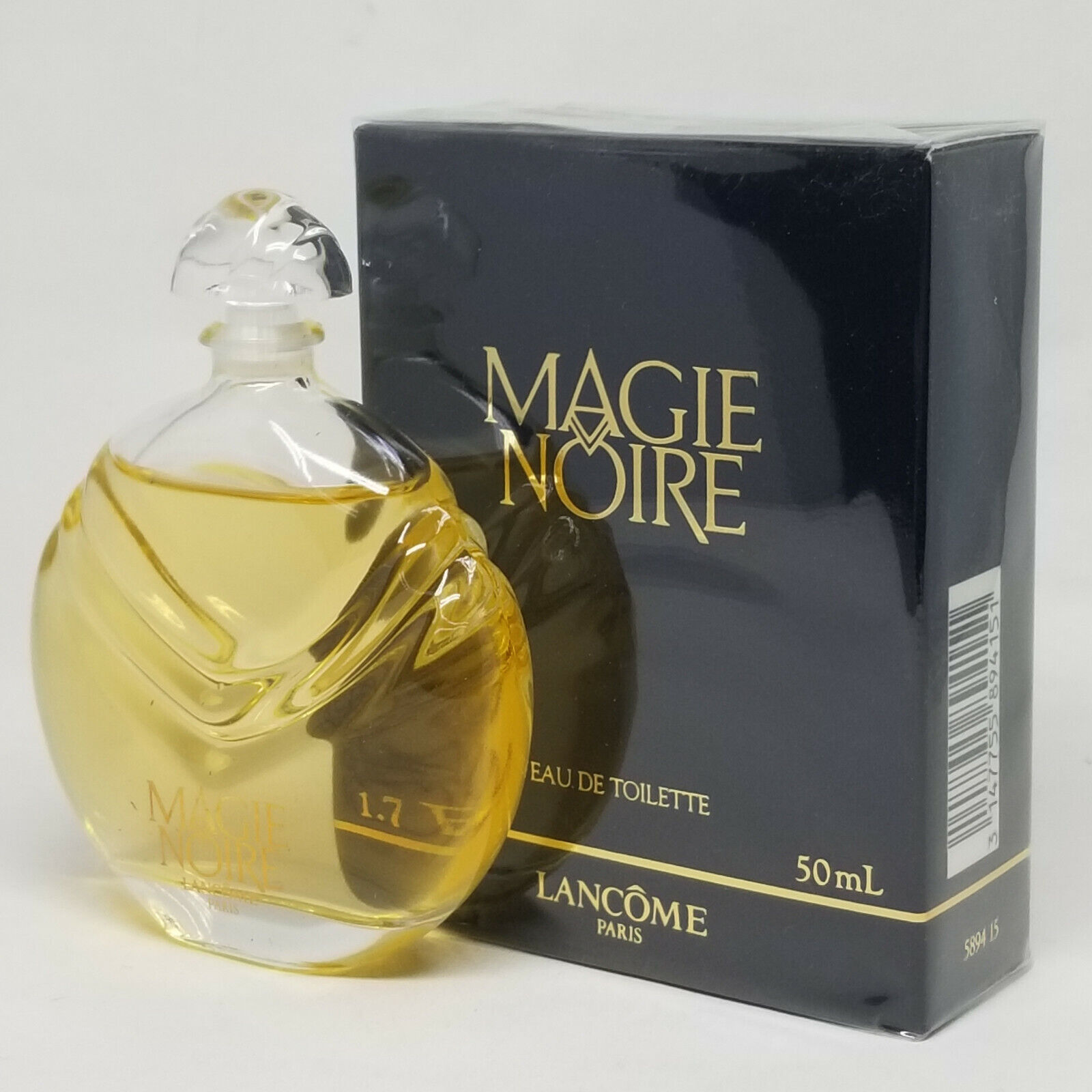 Magie Noire Lancome 1.7 oz 50ml Eau De Toilette SPLASH (Old Formula) Very  RARE