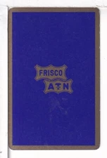 Single Railroad Playing Card "St Louis, San Francisco RR" SLSF 8b, Bollhagen