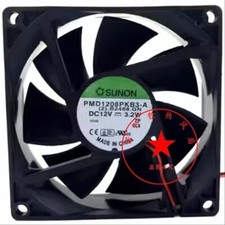 SUNON PMD1208PKB3-A 8020 DC12V 3.2W 8CM 2-Wire Silent Cooling Fan