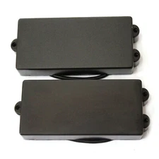 One Set Artec Soap Bar 6 String Bass Pickup Black MMDC6
