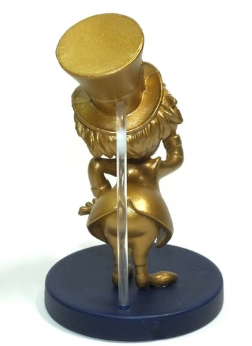 Walt Disney World 50th Anniversary Fab 50 Gold Vinyl Statue Mad Hatter Alice Toy - Picture 10 of 12