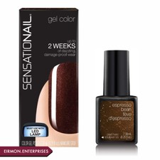 Image of SENSATIONAIL Original Nail Polish Gel- Espresso Bean - 7.39ml - NEW