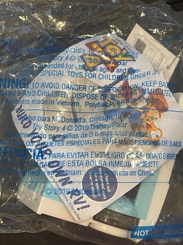 Toy Story 4 McDonald's Happy Meal Toy #1 Buzz Lightyear's High Striker Sealed - Picture 2 of 2