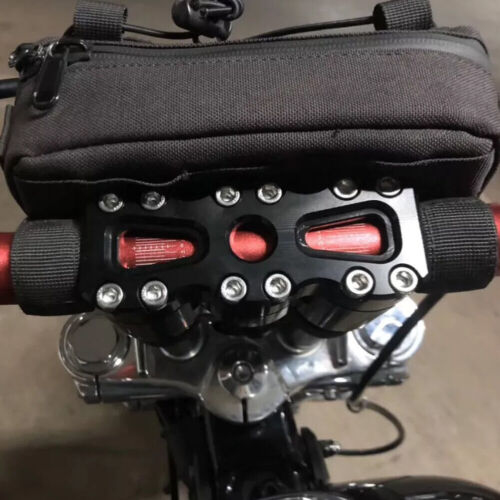 7" 8" Club CNC 1 1/8" 28mm Handlebar Bar Risers for Harley Dyna Super Glide FXD - Picture 4 of 8