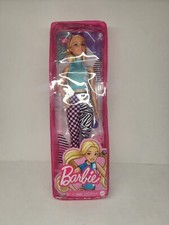 Barbie Fashionistas Doll # 158, Malibu Shirt checkered pants NEW