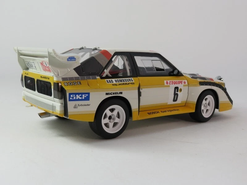 Autoart Audi Quattro S1 #6 Mikkola Rally Monte Carlo 1986 1/18 88602 - Immagine 3 di 4