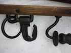 Vintage Wood and Metal Candleholders Wall Sconce Set of 2 — photo 2