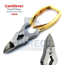 Professional Cantilever Heavy Duty Nail Clipper For Thick Hard Foot Toenail Gold