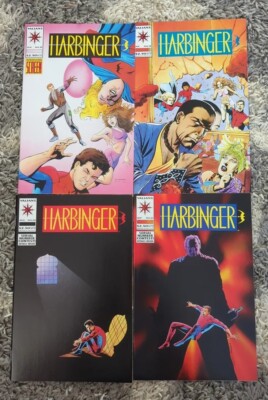 Run Of 4 1993 Valiant Harbinger Comics #18-21 Bagged And Boarded VF/NM