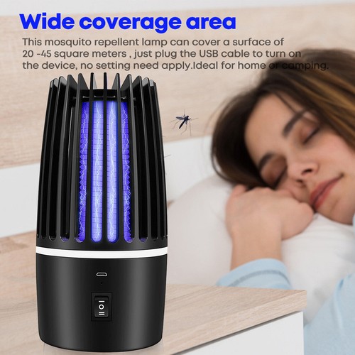 Mosquito Killer Lamp Electric Fly Killer Fly Zapper Flies Trap 2in1 Fly Catcher - Picture 4 of 19