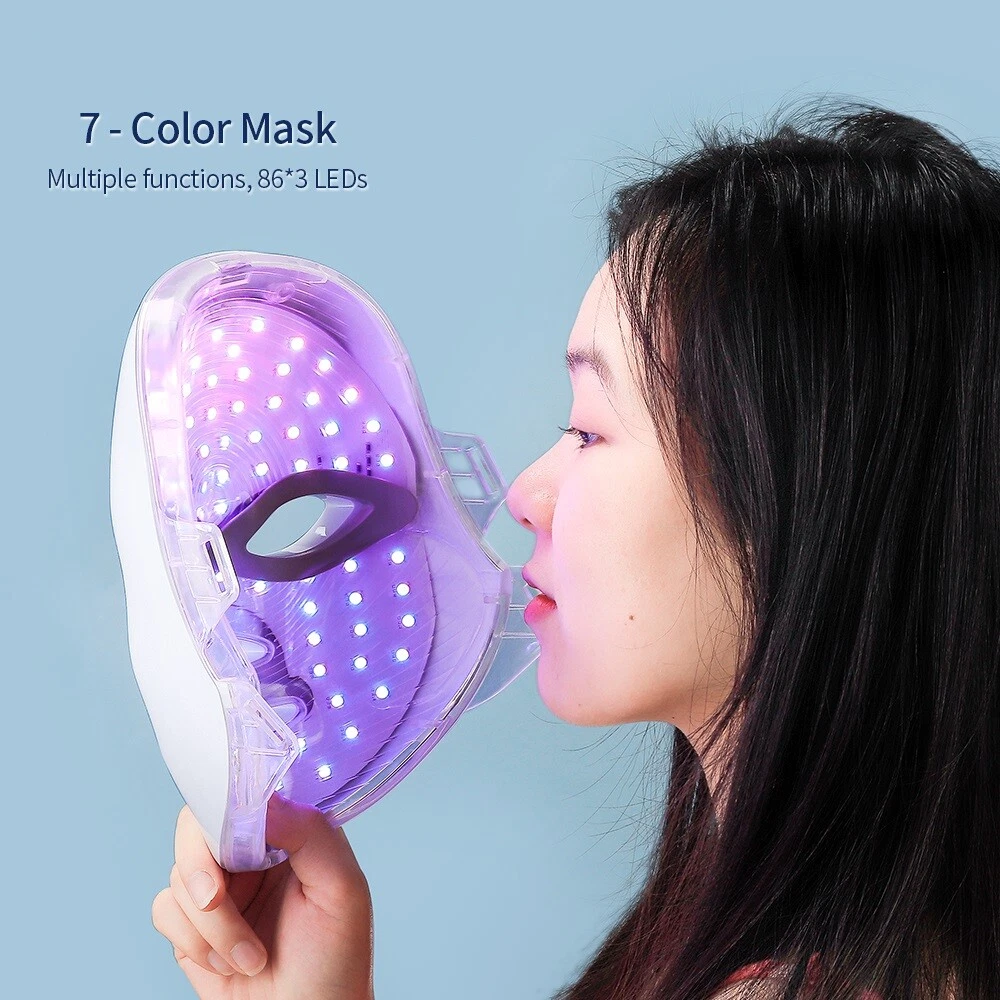 7 Colors LED Photon Facial Mask Skin Rejuvenation PDT LED Light Therapy Machine - Picture 6 of 11