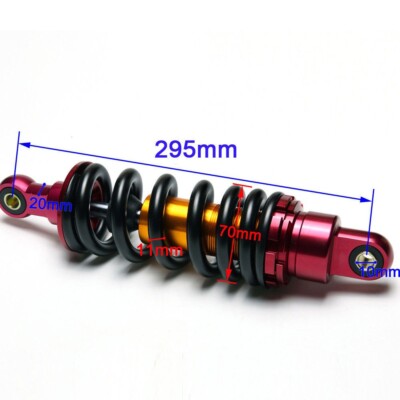 295mm Rear Back Shock Absorber Shocker Suspension Pit Quad Dirt - Foto 10