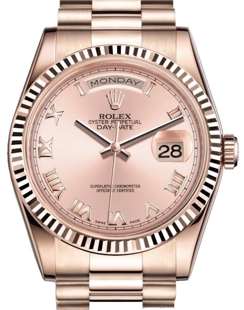 Механические автоматические наручные часы Rolex с дневным индикатором