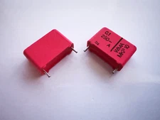 10PCS MKP 10 0,1µF WIMA 0.1uF 100nF 250VDC Polypropylene Film Capacitor PCM 15mm