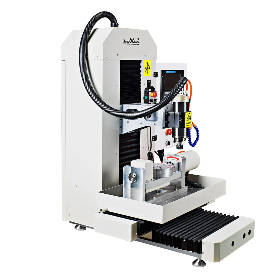 DSP Steel 5axis CNC Router Servo Motor Engraver Milling Cutting Machine 2200W - Image 2 of 4