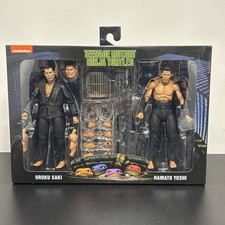 NECA TMNT Oroku Saki & Hamato Yoshi Action Figure 2 Pack NEW