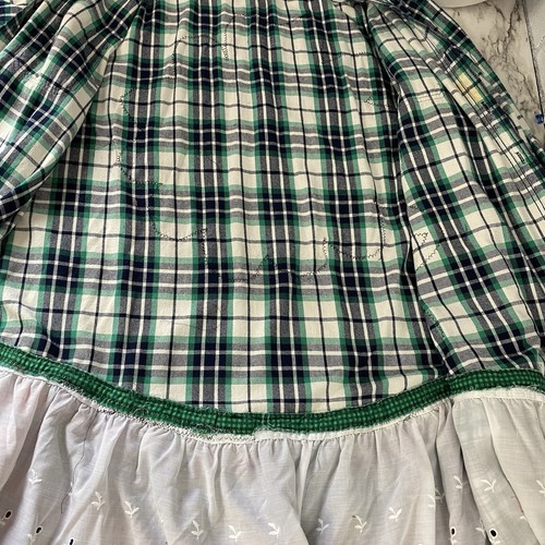 Camisa de Franela para Mujer 3X Plumero Cabaña Verde Casa Grunge Arte Upcycle Campesino - Imagen 16 de 17