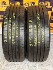 215/55/18 – Good Year – Efficient Grip – x2 – 7mm - Partworn