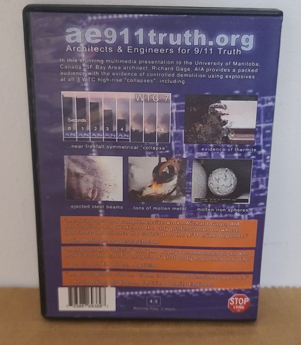 9/11: Blueprint For Truth The Architecture Of Destruction DVD with Richard Gage - Foto 2 di 3
