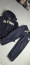 Old Navy Toddler boy 4T weatsuit 2 Pc Zip Up Hoodie Pants NAVY