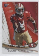 2013 Topps Platinum Red Refractor 12/25 Quinton Patton #113 uw5