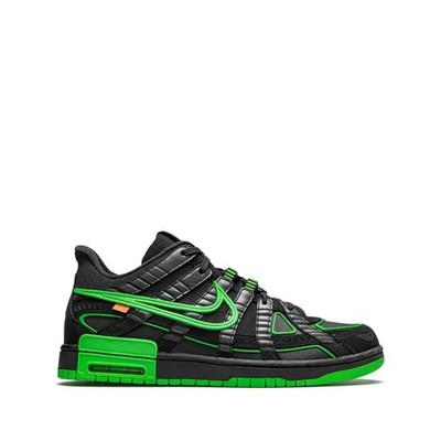 NIKE AIR x OFF WHITE Rubber Dunk Low Green Strike Sneakers Sz 12