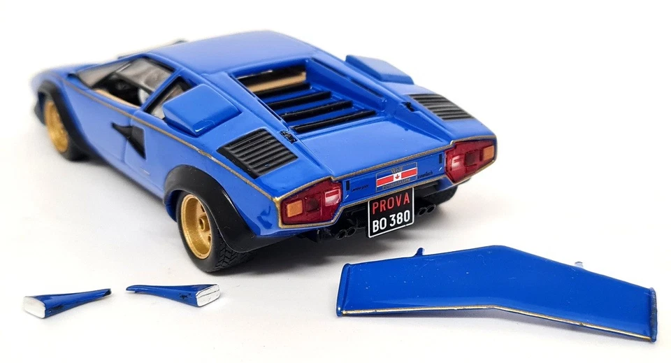 Coche modelo diecast Ixo 1/43 Lamborghini Countach LP400S 1978 Walter Wolf azul KB Foto 4 de 4