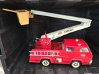 TONKA Vintage Snorkel Fire Truck with bucket - Pressed Steel 1960s-1970s