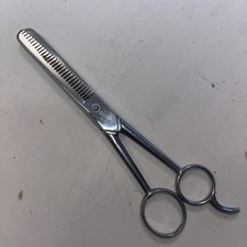 Marks 947 Thinning Shears Chromeplated Barber Salon Scissors Vintage Italy