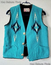 Indian Toyo Enterprise Chimayo Vest Ortega Centinela 38 Size