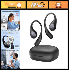 Wireless Open Ear Headphones, Ergonomic Earhook, Hi-Res Sound, 42H Playtime, IPX