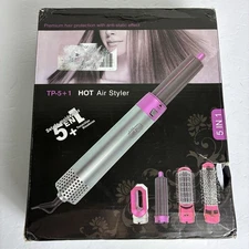 5-in-1 Premium Hair Protection w/Anti-static Effect Hot Air Styler/TP-5+1  New