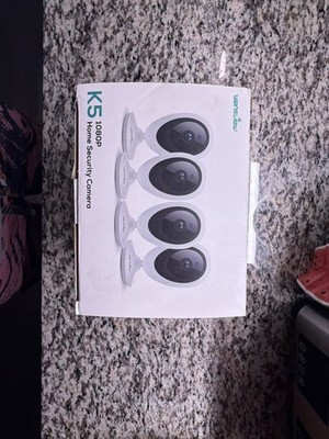 Wansview K5 1080P Indoor Home Security Camera 4-Pack with 64GB MicroSD Cards