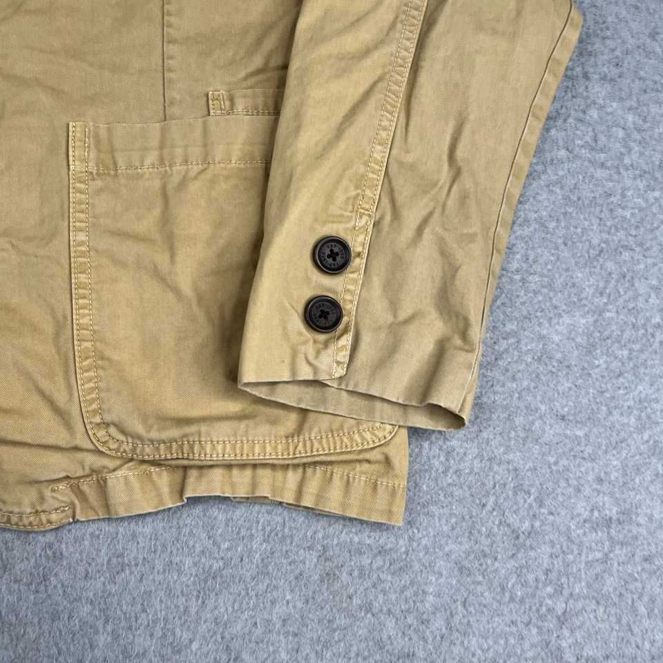 Abrigo Gap Niños 3 Botones Juvenil XL Beige Lona Bolsillos Informal Clásico Foto 2 de 4