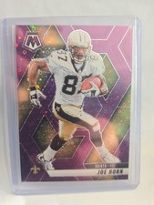 Panini Mosaic Joe Horn No Huddle Purple Prizm #174 Saints /50 Football