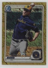 2020 Bowman Chrome Prospects Gold Shimmer Refractor 49/50 Zack Brown 0it8