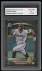 Konnor Griffin 2025 Bowman Chrome Reptilian Refractor Rookie Card 1st Graded 10