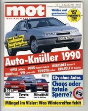 [d1276] 89.123.22 Nr.1 mot - autozeitsschrift/Opel Calibra, VW Rally Golf, Toyot