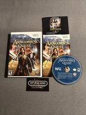 Lord of the Rings Aragorn's Quest (Nintendo Wii, 2010) Complete CIB