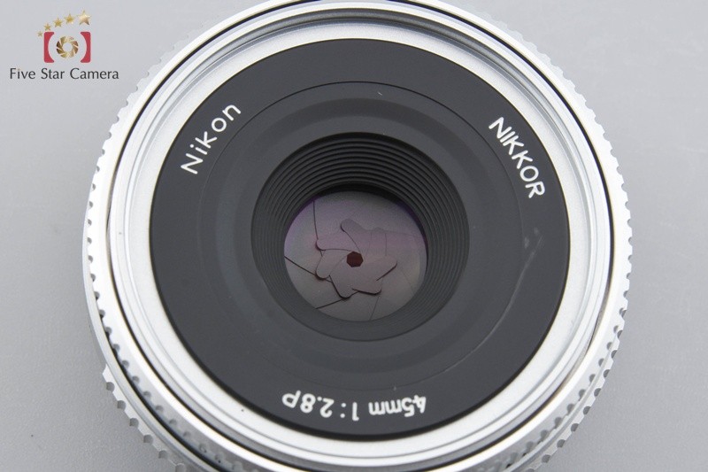 Nikon ニコン Ai-S NIKKOR 45mm F2.8 P シルバー Amazon.co.jp: Nikon Ai 45mm F2.8P シルバー ニコン : 家電＆カメラ