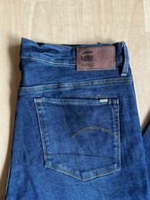 G-STAR RAW 3301 MID SKINNY W31 L30 JEANS HOSE DUNKELBLAU