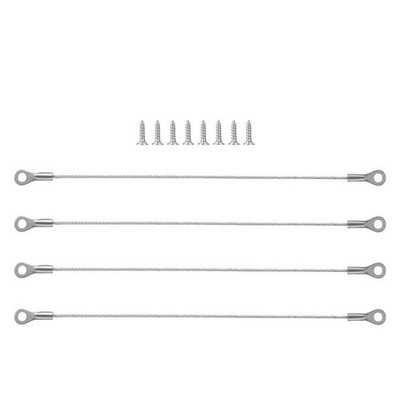 304 SS Schranktürbegrenzer 30 cm 4er Pack Scharnier Bewegungsbegrenzungskabel