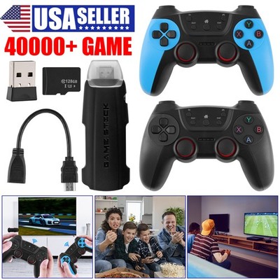 128G X2Pro 40000+ Games 4K Game Stick 3D HD Retro Video Game Console Wireless