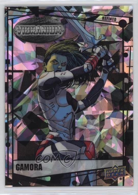 2015 Upper Deck Marvel Vibranium Refined Vibranium 21/99 Gamora #28 1c8l