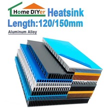 Aluminum Heat Sink Cooling LED Power IC Transistor Length 120/150mm For Computer